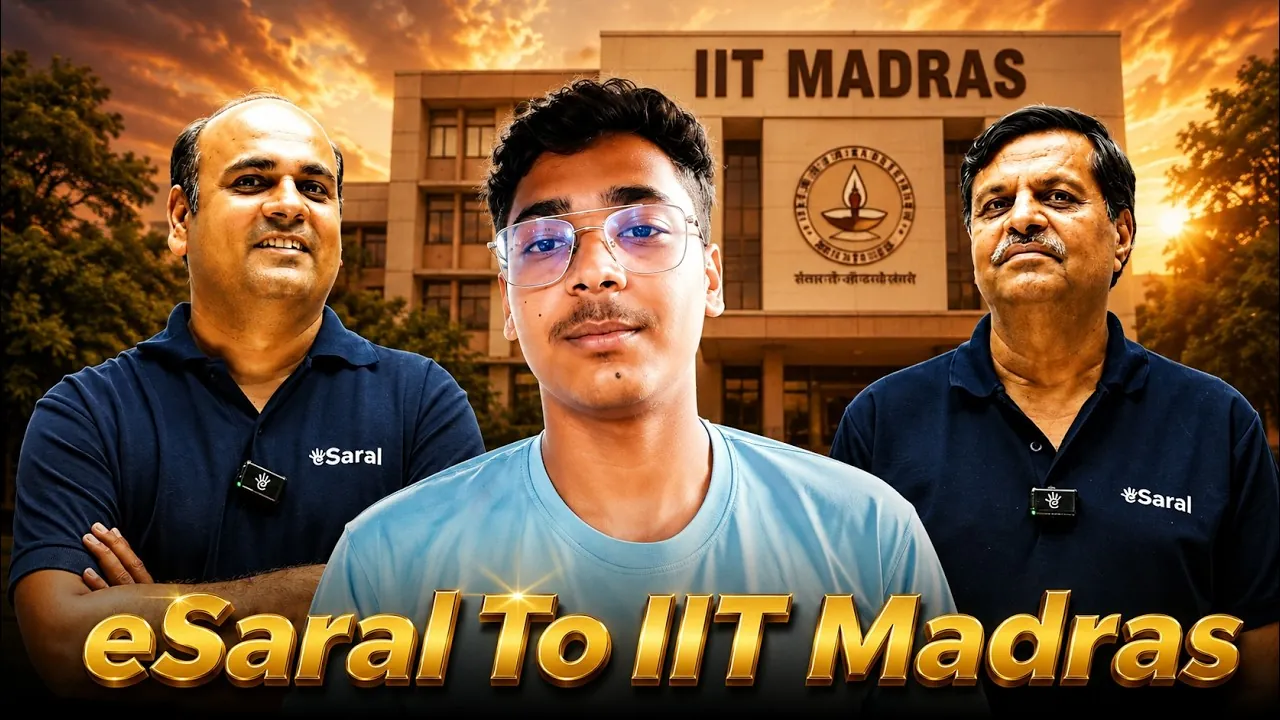 From eSaral Gurukul to IIT Madras: Nipun’s JEE Success Story With Class 12